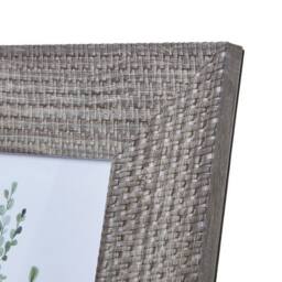 Lemon Pavilion Furniture and Decor Woven Photo Frame 5 x 7 - Wood - L1 x W21 x H26 cm - Grey - thumbnail 2