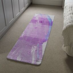 Benjamin Tate Design Pink Pony Ride Runner Rug in Natural - Size: 67 cm x 230 cm - thumbnail 4