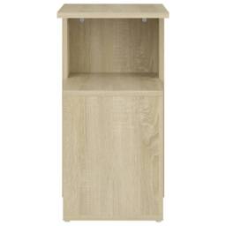 Berkfield Home Side Table Sonoma Oak 36x30x56 cm Engineered Wood in Light Brown - Size: 36 x 30 x 56 cm - thumbnail 5