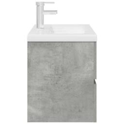 Berkfield Home 2 Piece Bathroom Furniture Set Concrete Grey Engineered Wood - thumbnail 7