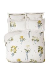 Sanderson 'Cupids Beau' Cotton Sateen Duvet Cover Set in White - Size: King - thumbnail 4