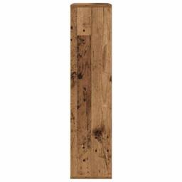 Berkfield Home Bookcase Old Wood 89x24x101.5 cm Engineered Wood in Brown - thumbnail 5