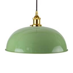 SE Home Mint Green Worcester Pendant Light - Gold - Black Round
