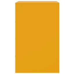 Berkfield Home Stylish Bedside Cabinets 2 pcs Mustard Yellow 34.5x39x62 cm Steel - thumbnail 7