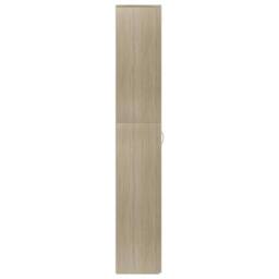 Berkfield Home Office Cabinet Sonoma Oak 60x32x190 cm Engineered Wood in Light Brown - Size: 60 x 32 x 190 cm - thumbnail 6