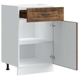 Berkfield Home Kitchen Base Cabinet¬†Porto Smoked Oak Engineered Wood in Brown - thumbnail 5