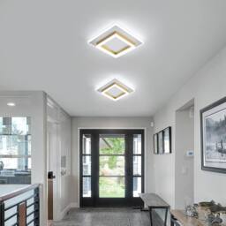 COMELY Modern LED Ceiling Lights, 30W Super Bright LED Ceiling Light, 6500K in Gold - thumbnail 6