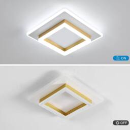 COMELY Modern LED Ceiling Lights, 30W Super Bright LED Ceiling Light, 6500K in Gold - thumbnail 5