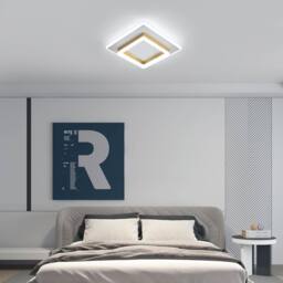 COMELY Modern LED Ceiling Lights, 30W Super Bright LED Ceiling Light, 6500K in Gold - thumbnail 7