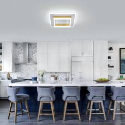 COMELY Modern LED Ceiling Lights, 30W Super Bright LED Ceiling Light, 6500K in Gold - thumbnail 2