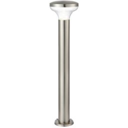 Loops 4 PACK Outdoor Post Bollard Light Marine Steel 1m LED Garden Driveway Path Lamp in Metallics - thumbnail 2
