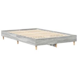 Berkfield Home Bed Frame 120x190 cm Grey Sonoma Engineered Wood - thumbnail 2