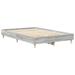 Berkfield Home Bed Frame 120x190 cm Grey Sonoma Engineered Wood - thumbnail 5