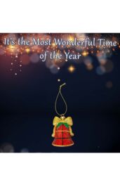 VFM e-Store Christmas Decoration Xmas Bell X 1 9cm x 5. 7cm x 5. 7cm Xmas Bell in Red - thumbnail 3