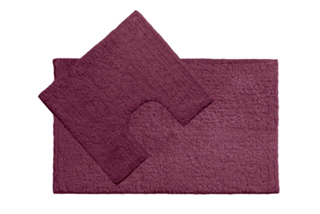 Orsina Soak Bath Mat Set in Purple - image 1