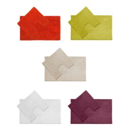 Orsina Soak Bath Mat Set in Purple - thumbnail 4