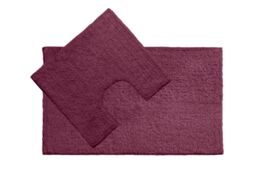 Orsina Soak Bath Mat Set in Purple