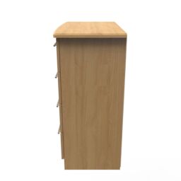 Ready Assembled 2 U Carlton 4 Drawer Chest (Ready Assembled) in Natural - Size: Medium - thumbnail 2