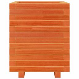 Berkfield Home Garden Planter Wax Brown 40x40x49.5 cm Solid Wood Pine - thumbnail 5