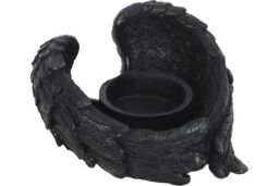 KDMD Raven Wings Tealight Candle Holder in Grey - thumbnail 2