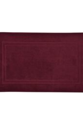 Drift Home 'Abode' Soft Heavyweight 100% Cotton Bath Mat in Red - thumbnail 2