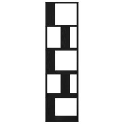 Berkfield Home Bookcase 5-Tier Black Oak 45x23, 5x162, 5 cm Engineered Wood - thumbnail 5