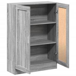 Berkfield Home Book Cabinet Grey Sonoma 82.5x30.5x115 cm Engineered Wood - thumbnail 5