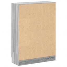 Berkfield Home Book Cabinet Grey Sonoma 82.5x30.5x115 cm Engineered Wood - thumbnail 8
