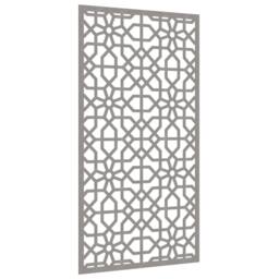 Berkfield Home Garden Wall Decoration 105x55 cm Corten Steel Moorish Design in Brown - thumbnail 1