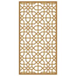Berkfield Home Garden Wall Decoration 105x55 cm Corten Steel Moorish Design in Brown - thumbnail 5