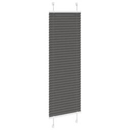 Berkfield Home Pleated Blind Black 45x150 cm Fabric Width 44.4 cm Polyester - thumbnail 3