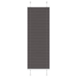 Berkfield Home Pleated Blind Black 45x150 cm Fabric Width 44.4 cm Polyester - thumbnail 2