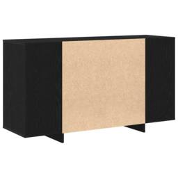 Berkfield Home Black Oak Sideboard Black oak Wood veneer 135 x 41 x 75 cm - thumbnail 8