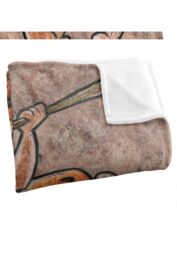 Warner Bros. Fred Flintstone Stone Wall Drawing Silky Touch Super Soft Throw Blanket 152 X 127 cm in White - thumbnail 3