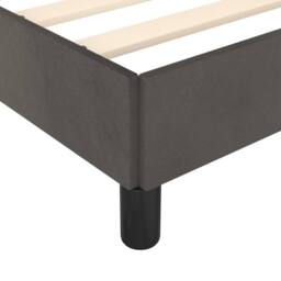 Berkfield Home Bed Frame Dark Grey 180x200 cm Super King Velvet - thumbnail 7