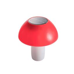 Voltico Solar Toadstool Stake Light LED Garden Mushroom Light Outdoor Décor in Red - thumbnail 3