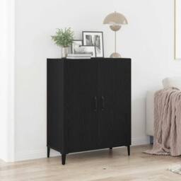 Berkfield Home Sideboard Black Oak 69.5x34x90 cm Engineered Wood - thumbnail 2