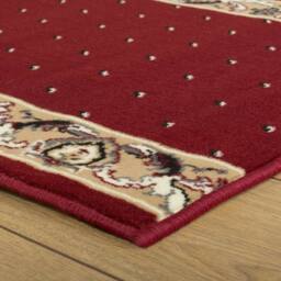 runrug Hallway Carpet Runner Rug - Soft & Comfy, 9mm - 'Pin Dot' in Red - Size: 70 cm x 150 cm - thumbnail 2