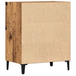 Berkfield Home Sideboard Old Wood 57x35x75 cm Engineered Wood in Brown - Size: 57 x 35 x 75 cm - thumbnail 6