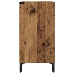 Berkfield Home Sideboard Old Wood 57x35x75 cm Engineered Wood in Brown - Size: 57 x 35 x 75 cm - thumbnail 5