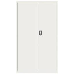 Berkfield Home File Cabinet White 105x40x180 cm Steel - Size: 105 x 40 x 180 cm - thumbnail 3