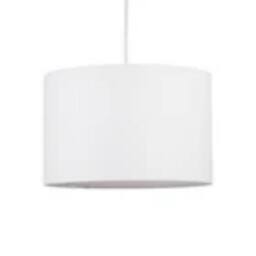 Havendro Modern White 25cm Ceiling Light Shade Easy Fit Lightshade Pendant - thumbnail 1
