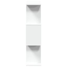 Berkfield Home Room Divider Bookcase 3-Tier White 70x24x97 cm Engineered Wood - Size: 70 x 24 x 97 cm - thumbnail 6
