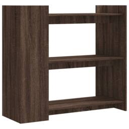 Berkfield Home Console Table Brown Oak 100x35x90 cm Engineered Wood - Size: 100 x 35 x 90 cm - thumbnail 6