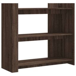 Berkfield Home Console Table Brown Oak 100x35x90 cm Engineered Wood - Size: 100 x 35 x 90 cm - thumbnail 1