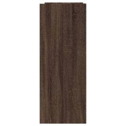 Berkfield Home Console Table Brown Oak 100x35x90 cm Engineered Wood - Size: 100 x 35 x 90 cm - thumbnail 5