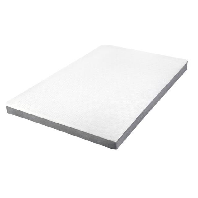 Lavio Double Mattress Topper Memory Foam Ergonomic Dual Layer Hotel Quality in White - image 1