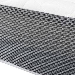 Lavio Double Mattress Topper Memory Foam Ergonomic Dual Layer Hotel Quality in White - thumbnail 5