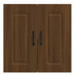 Berkfield Home Kitchen Wall Cabinet Kalmar Brown Oak Engineered Wood - thumbnail 5