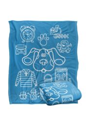 Blues Clues Blue's Clues Icon Collage Silky Touch Super Soft Throw Blanket 152 X 127 cm in White - thumbnail 2